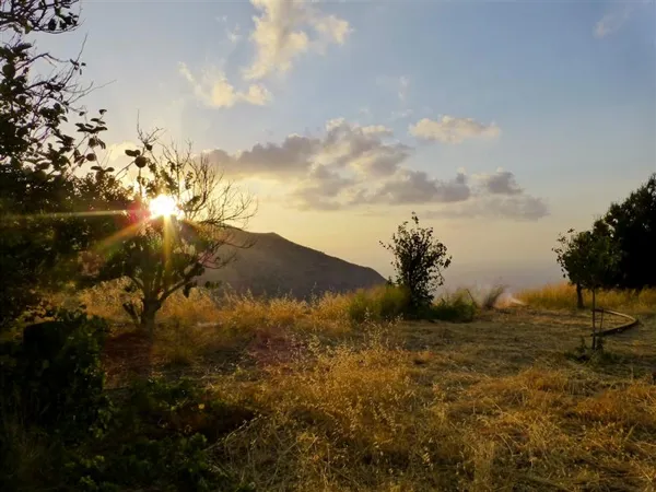Land with large sea frontage and unfinished villa - Exo Mouliana, Lasithi, Crete