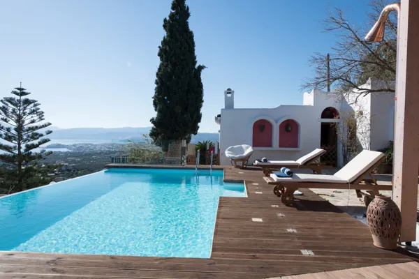 Villa with panoramic sea views - Agios Nikolaos, Lasithi, Crete