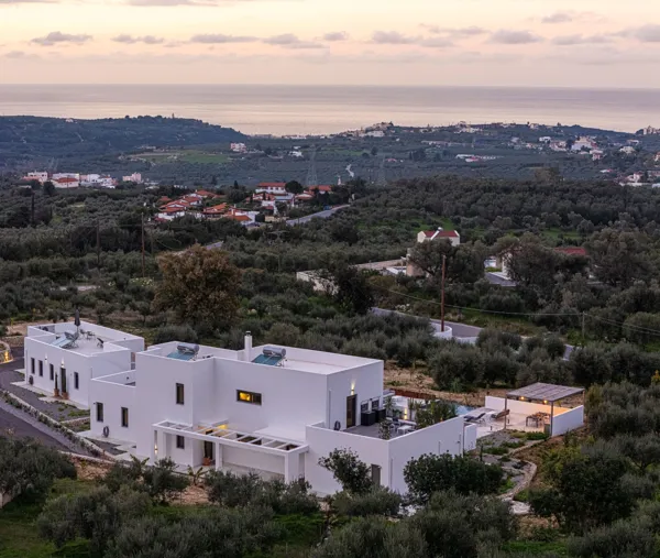 Panoramic sea views estate in Rethymno countryside - Rethymno, Crete