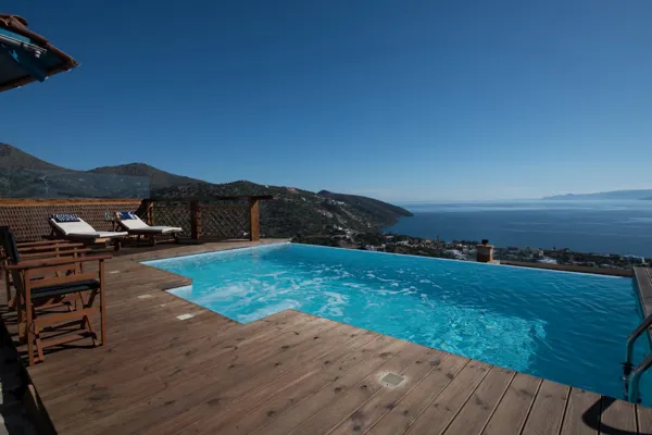 Villa with panoramic sea views - Agios Nikolaos, Lasithi, Crete