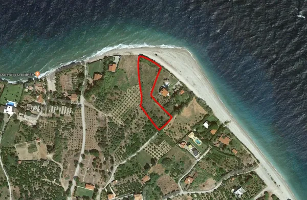 Sea front land plot with valid building permit - Akrata, Achaïa, Peloponnese