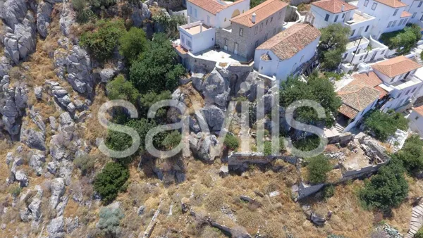 Panoramic harbour and sea views plot in Hydra - Hydra, Hydra, Saronic Islands