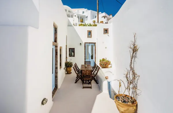 Santorinian traditional house  - Thira, Santorini, Cyclades Islands