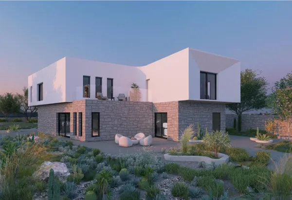 Sea front land plot with valid building permit - Akrata, Achaïa, Peloponnese