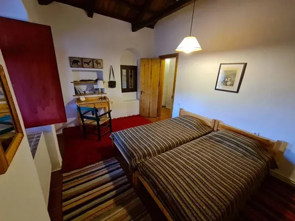 Traditional stone house in an Alpine environment - Krikello, Evritania, Central Greece