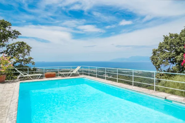 Traditional Corfiot house with the most amazing sea and sunset views  - Loutses, Corfu, Ionian Islands