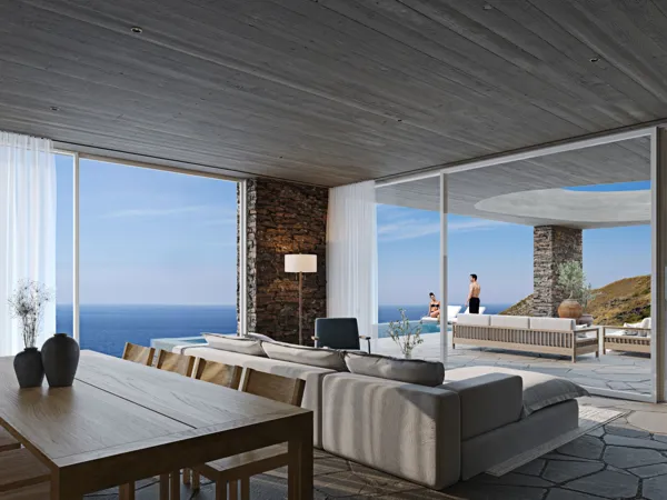 Charming and impressive villa - Otzias, Kea, Cyclades Islands