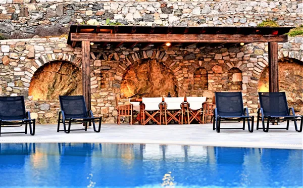 Villa with stunning views of the Aegean Sea - Agios Ioannis, Mykonos, Cyclades Islands