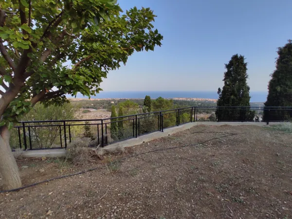 Hilltop villa overlooking the sea in Crete - Prines, Rethymno, Crete