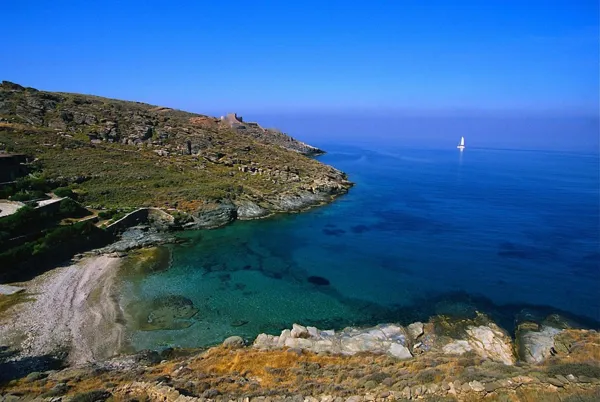 Unfinished stone-built villa in Kea - Koundouros, Kea, Cyclades Islands