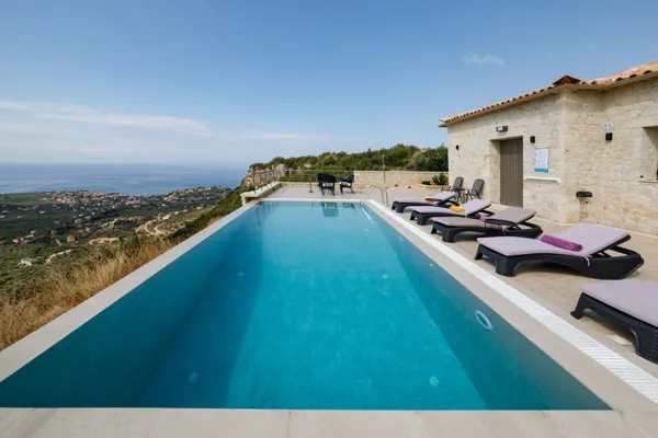 Brand new villa with sunset & sea views  - Kardamyli, Messinia, Peloponnese
