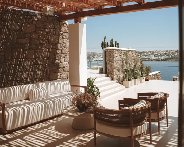 A masterpiece villa of serene luxury - Ornos, Mykonos, Cyclades Islands