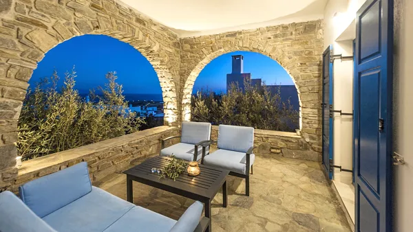 Villa with Pool & Sea View - Aspro Chorio, Paros, Cyclades Islands
