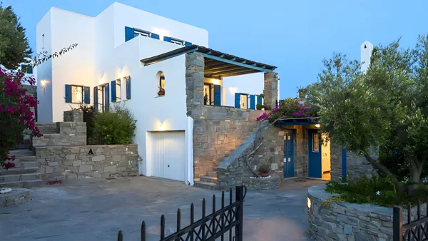 Villa with Pool & Sea View - Aspro Chorio, Paros, Cyclades Islands