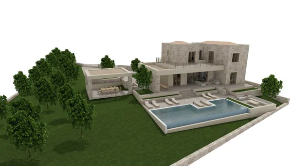 Newly-built villa - Kardamyli, Messinia, Peloponnese