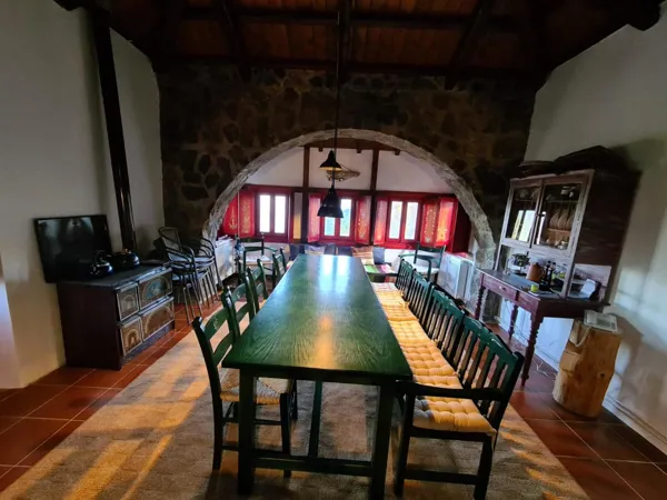 Traditional stone house in an Alpine environment - Krikello, Evritania, Central Greece
