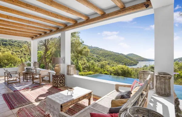 Beautiful villa nestled in green   - Vlycho, Lefkada, Ionian Islands