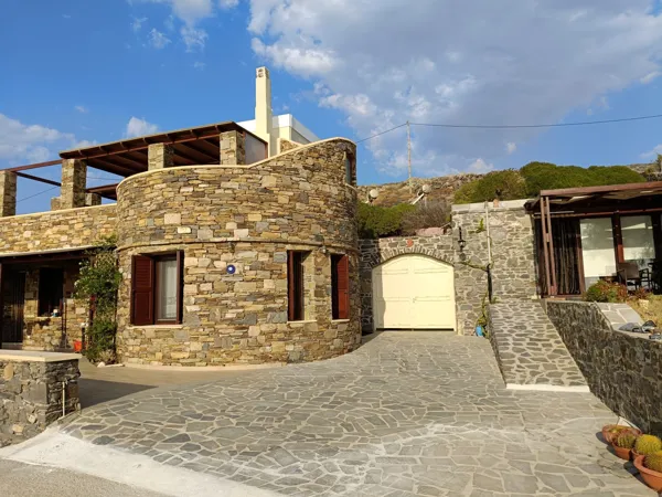Charming multi-apartment stone estate with panoramic sea views - Syros, Syros, Cyclades Islands
