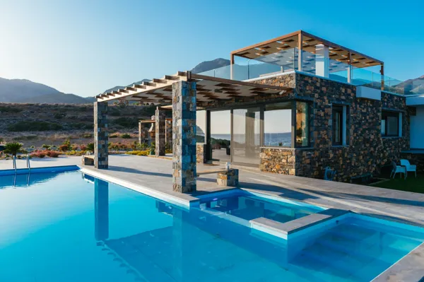 Hideaway, beachfront villa - Mochlos, Crete