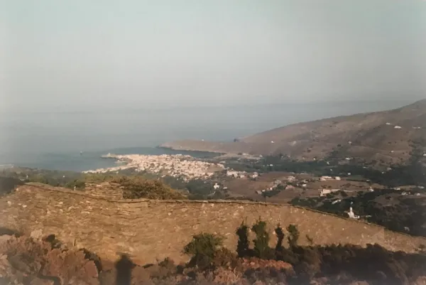 Unique land plot with panoramic views  - Mesaria, Andros, Cyclades Islands