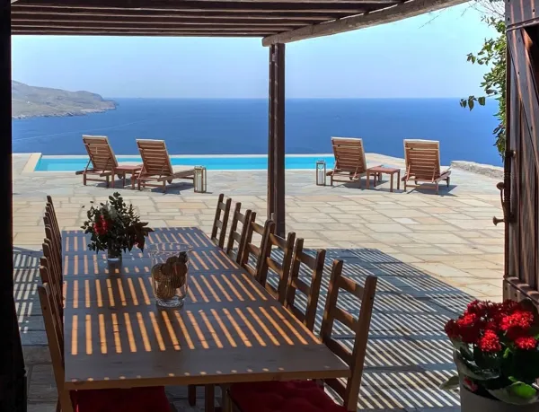 Amazing views villa in Koundouros bay in Kea - Koundouros, Kea, Cyclades Islands