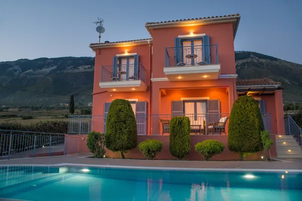 Villas with panoramic sea and mountain views - Platies, Kefalonia, Ionian Islands