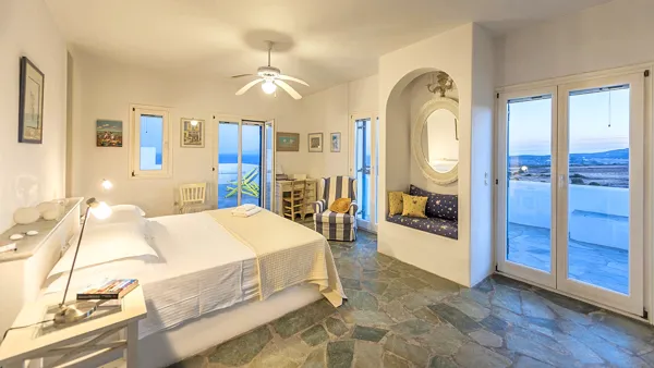 Villa with Pool & Sea View - Aspro Chorio, Paros, Cyclades Islands