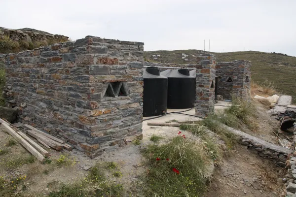 Unfinished stone-built villa in Kea - Koundouros, Kea, Cyclades Islands