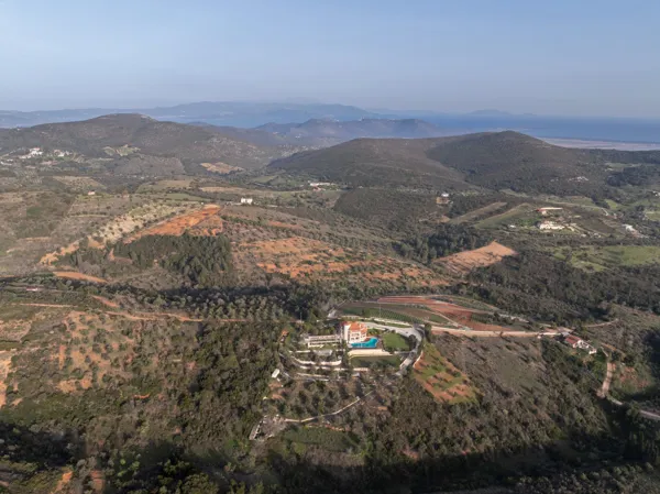 Hilltop luxury villa with panoramic views in Grammatiko - Marathonas, Attica