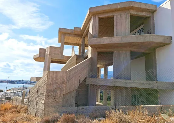 Half-finished Seaview Building - Makrigialos, Lasithi, Crete