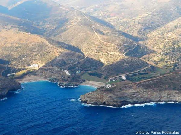  Unique large land plot with panoramic views - Gavrio, Andros, Cyclades Islands