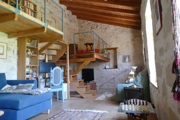 Stone House with Courtyard & Veranda - Agios Myron, Heraklion, Crete
