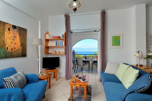 Hillside villas with panoramic sea and mountains views - Petalidi, Messinia, Peloponnese