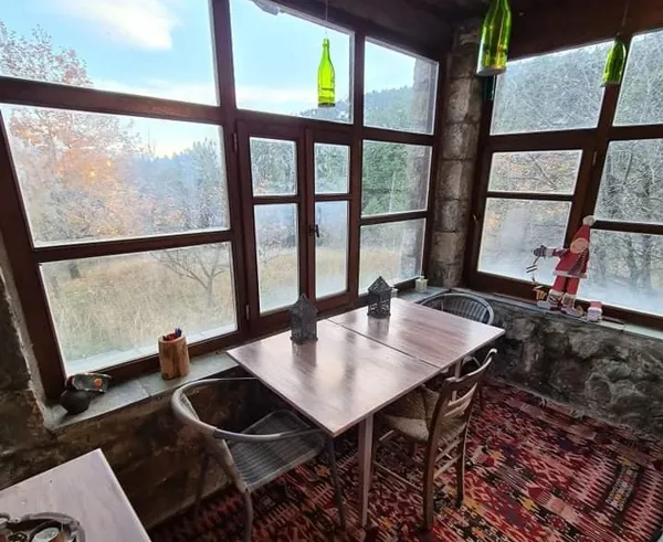 Traditional stone house in an Alpine environment - Krikello, Evritania, Central Greece