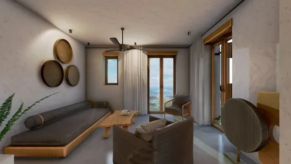 Holiday house under construction - Lefkes, Paros, Cyclades Islands