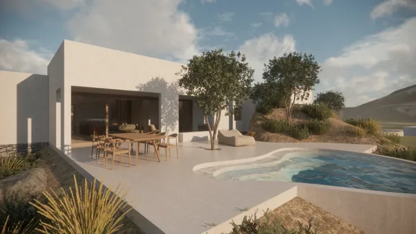 Unfinished villa close to the sea in Kea Island - Vourkari, Kea, Cyclades Islands