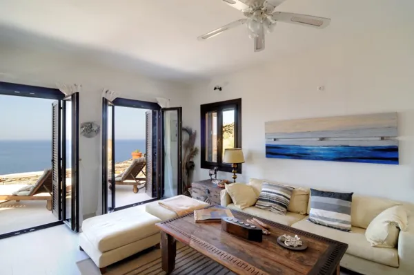 Water-front, stone built villa  - Kastellakia bay, Kea, Cyclades Islands