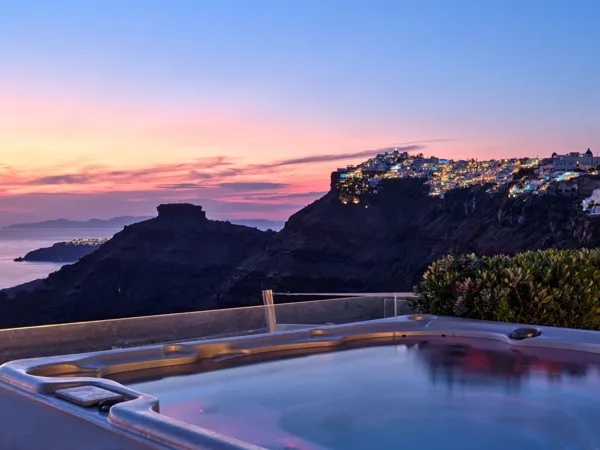 Caldera property with dramatic sea & volcano views - Firostefani, Santorini, Cyclades Islands