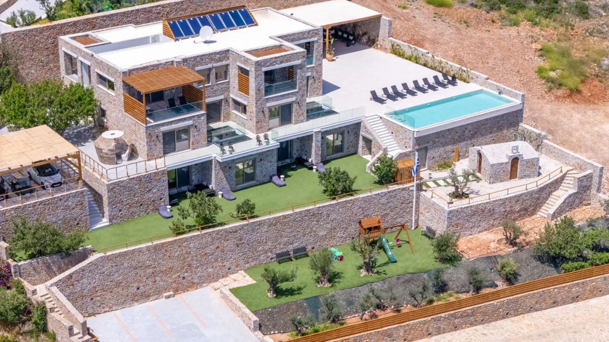 Newly-built, seafront villa  - Plaka, Lasithi, Crete