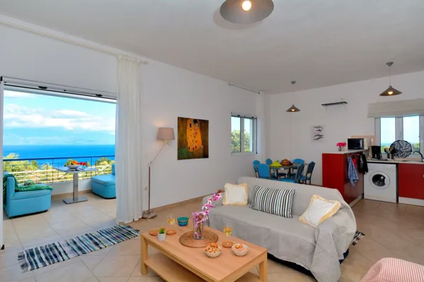 Hillside villas with panoramic sea and mountains views - Petalidi, Messinia, Peloponnese