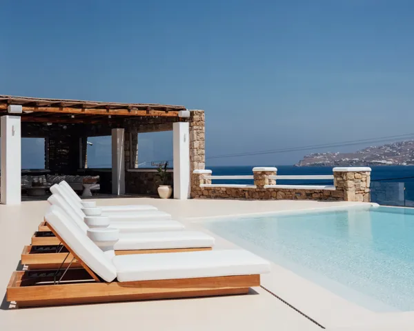 A masterpiece villa of serene luxury - Ornos, Mykonos, Cyclades Islands