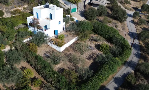 Traditional white wash house with panoramic view - Portocheli, Argolis, Peloponnese