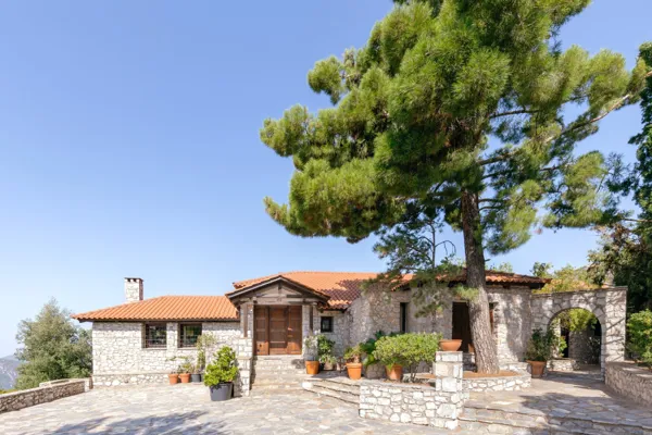 Stone house offering panoramic views  - Arachova, Voiotia, Central Greece