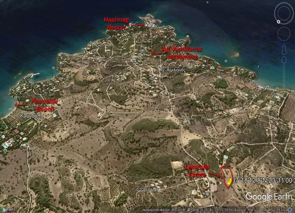 Land plot with its own well in the heart of Agios Aimilianos - AGIOS AIMILIANOS, Porto Heli, Peloponnese