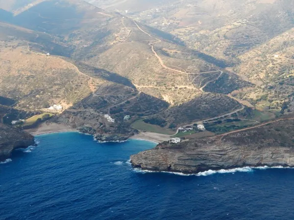 Large land plot with panoramic sea views in Andros - Vitali, Andros, Cyclades Islands