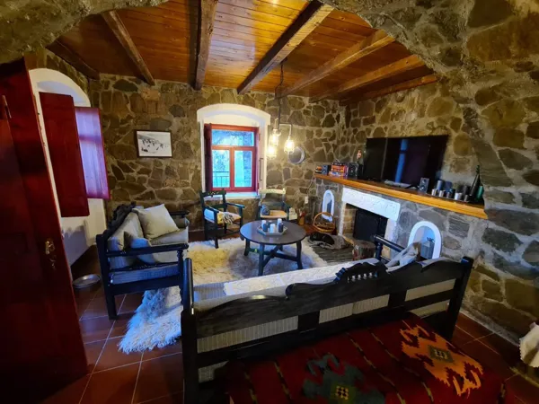 Traditional stone house in an Alpine environment - Krikello, Evritania, Central Greece