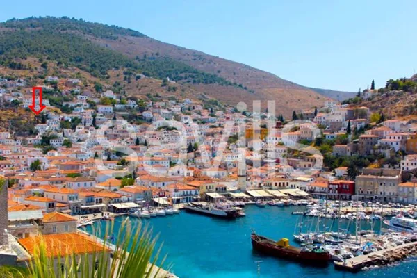 Panoramic harbour and sea views plot in Hydra - Hydra, Hydra, Saronic Islands