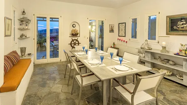Villa with Pool & Sea View - Aspro Chorio, Paros, Cyclades Islands
