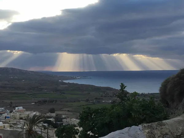 Panoramic views property overlooking Santorini Island - Akrotiri, Santorini, Cyclades Islands