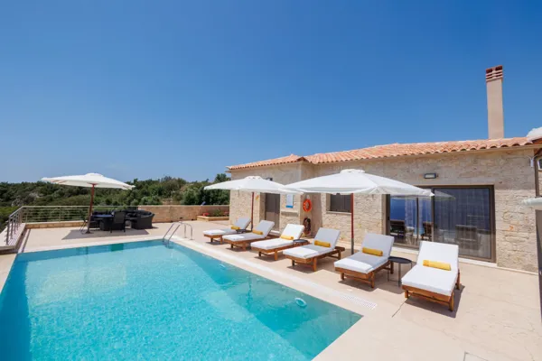 Brand new villa with sunset & sea views  - Kardamyli, Messinia, Peloponnese